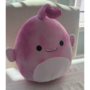 Squishmallows 8" Sy‎ Angler Fish Plush New NWT Valentine's Day Pink Galaxy Heart